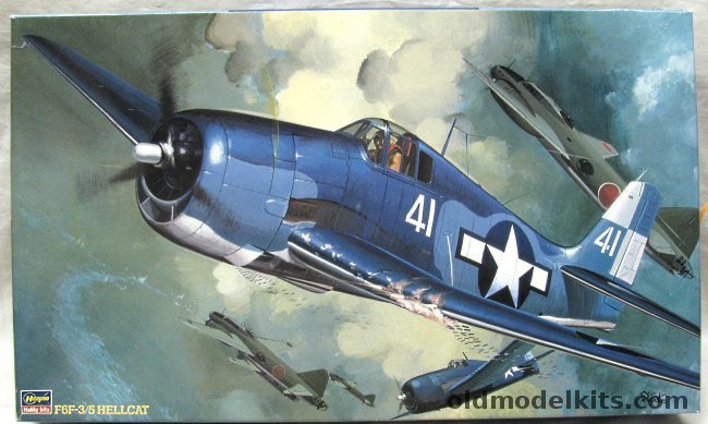 Hasegawa 1/32 Grumman F6F-3/5 Hellcat  With Eduard Cockpit Details - (F6F5 F6F3) US Navy VF-17 - VF-15 or F.Mk.1 Royal Navy, ST7 plastic model kit